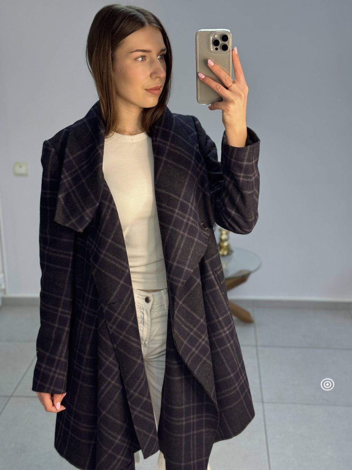 Allsaints Allsaints Spitalfields Asymmetric Wool Coat Jacket Size M / US 6-8 / IT 42-44 - 6 Thumbnail