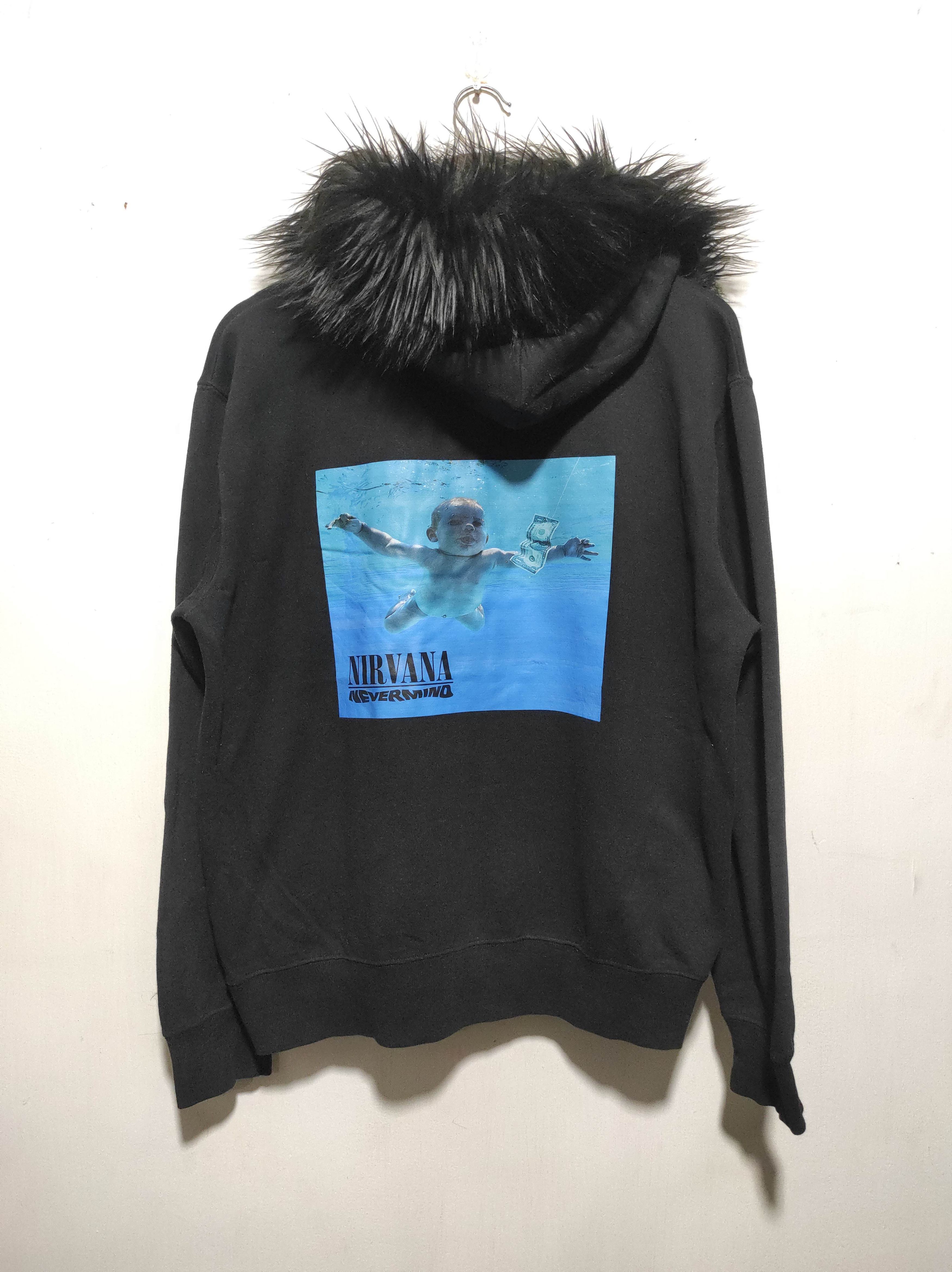 Band Tees Nirvana Nevermind Zip Fur Hoodie i6w9 LGB style navy Size US L / EU 52-54 / 3 - 10 Thumbnail
