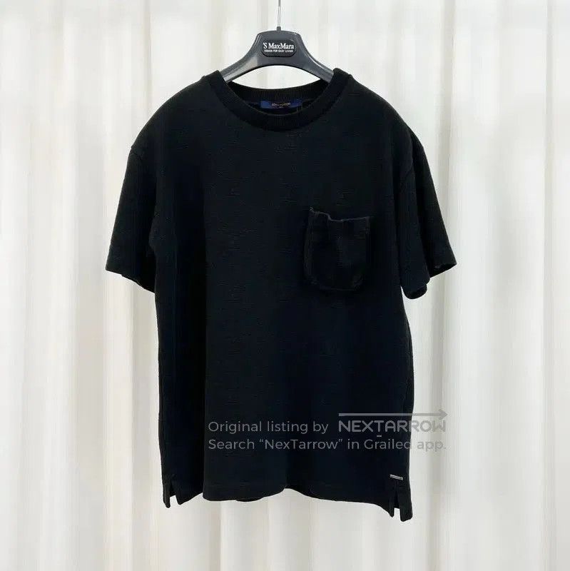 Louis Vuitton Black Summer Cotton T-Shirt .