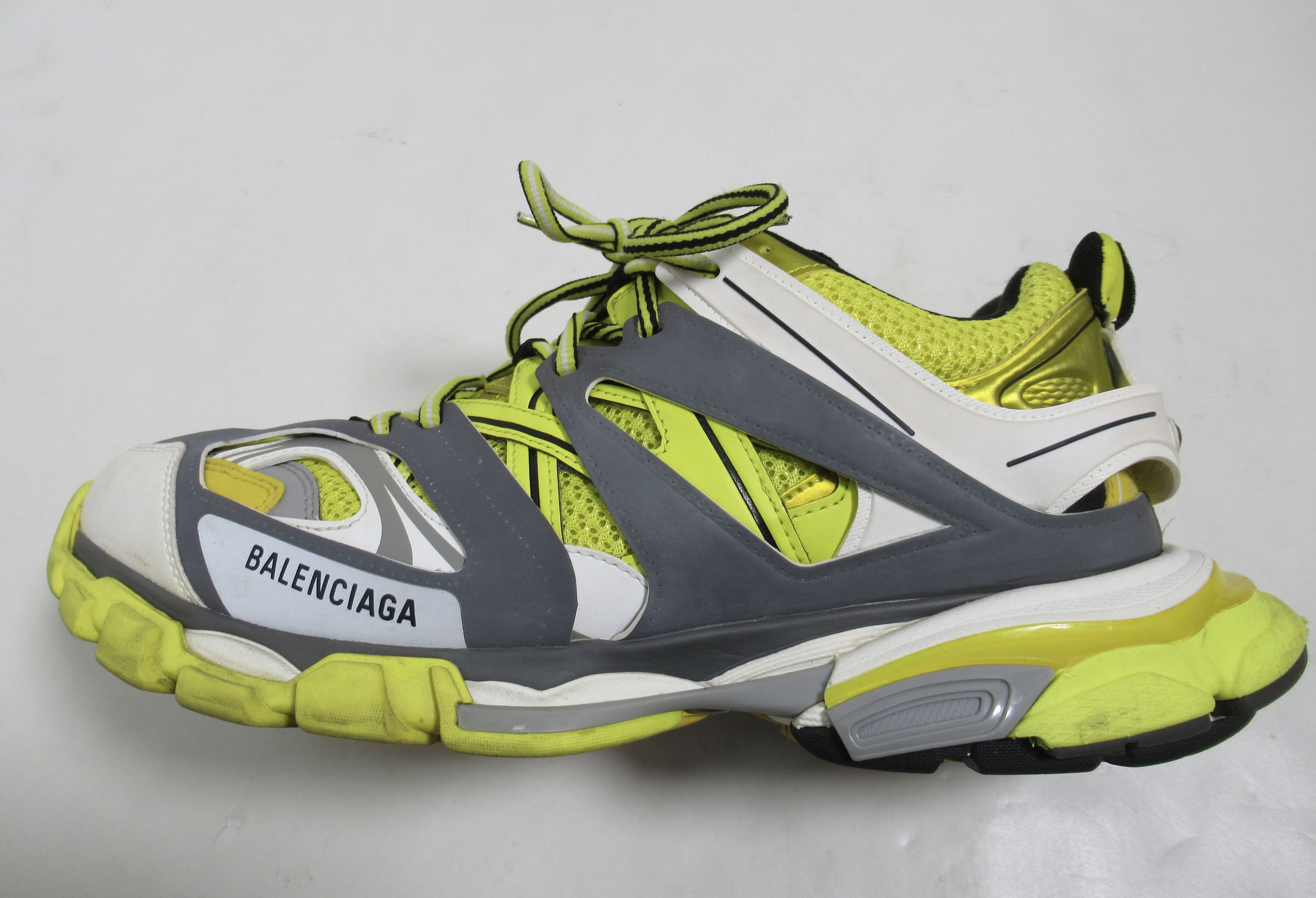 Balenciaga Balenciaga Men's Track Trainer "Yellow Grey" 542023 Size US 12 / EU 45 - 8 Thumbnail