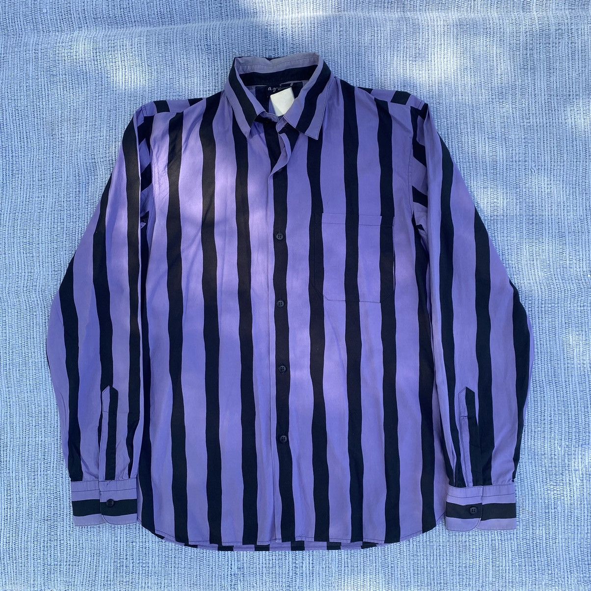 Vintage × agnes b. vintage sriped shirt Size US S / EU 44-46 / 1 - 1 Thumbnail