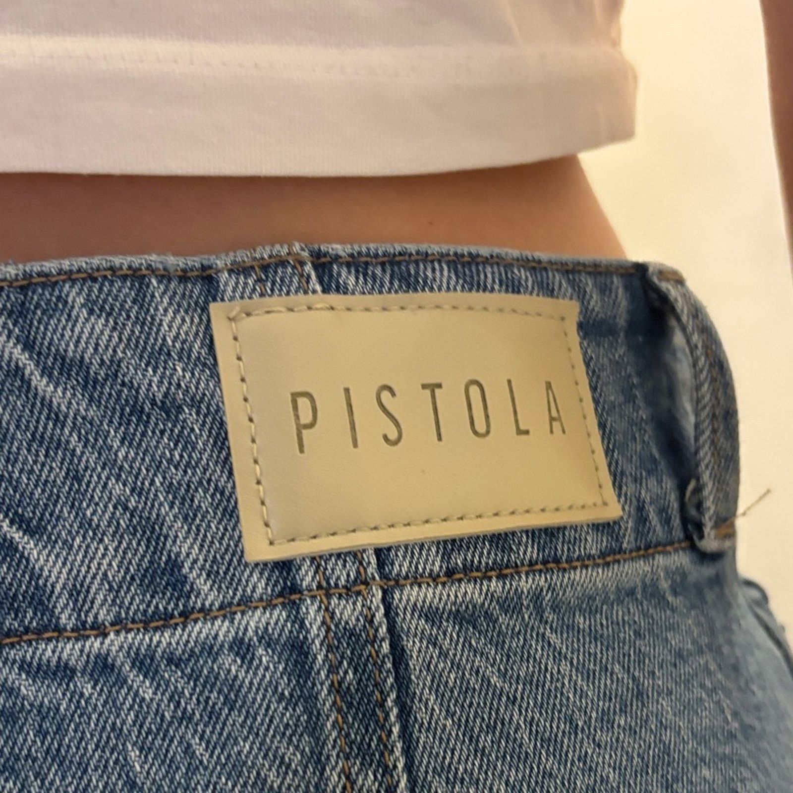 Pistola NWT Pistola Wide-Leg Jeans in Classic Blue Size 30 Size 30" / US 8 / IT 44 - 5 Thumbnail