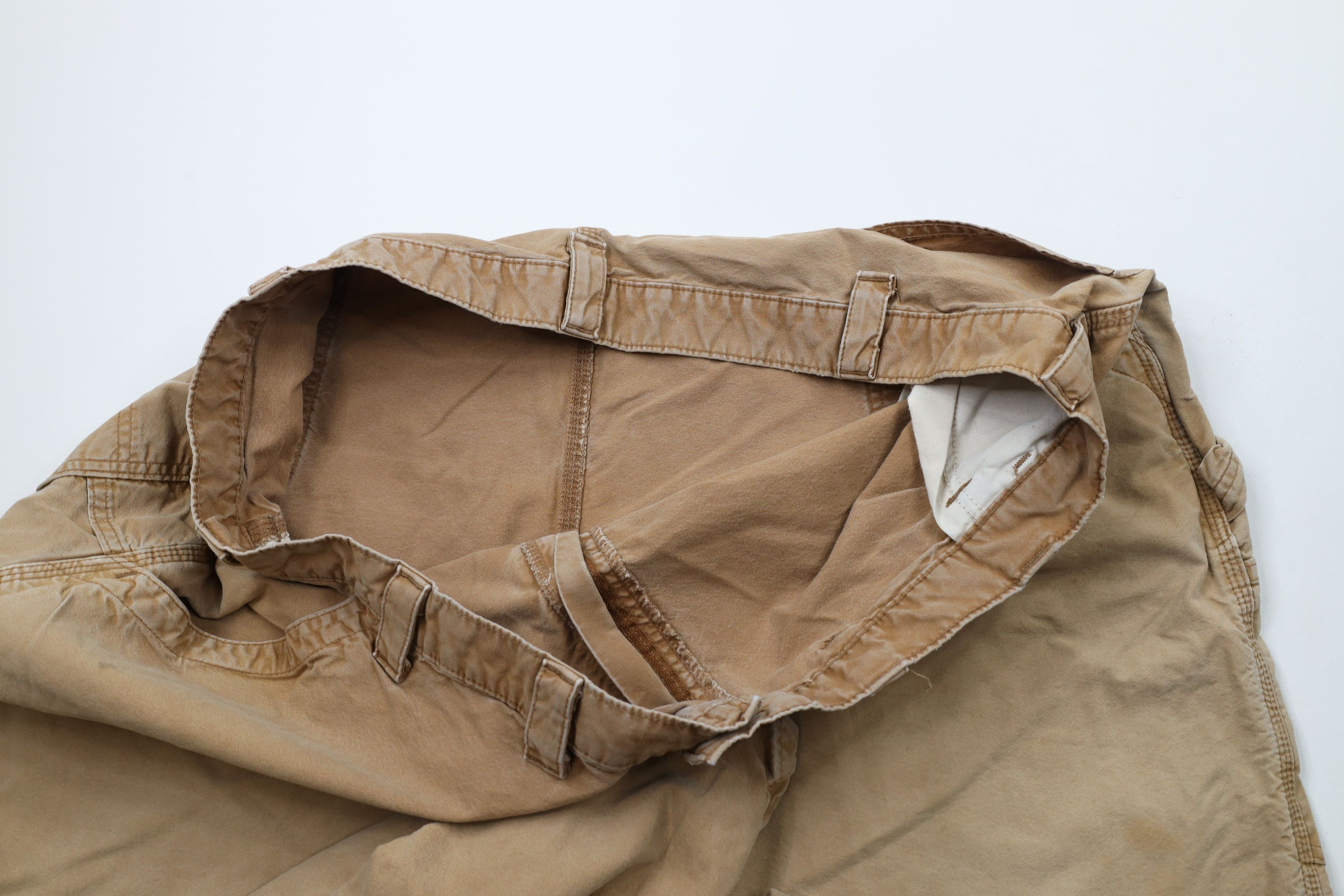 Carhartt × Vintage Vintage Carhartt Out Wide Leg Dungaree Pants Duck Brown Size US 44 / EU 60 - 11 Thumbnail