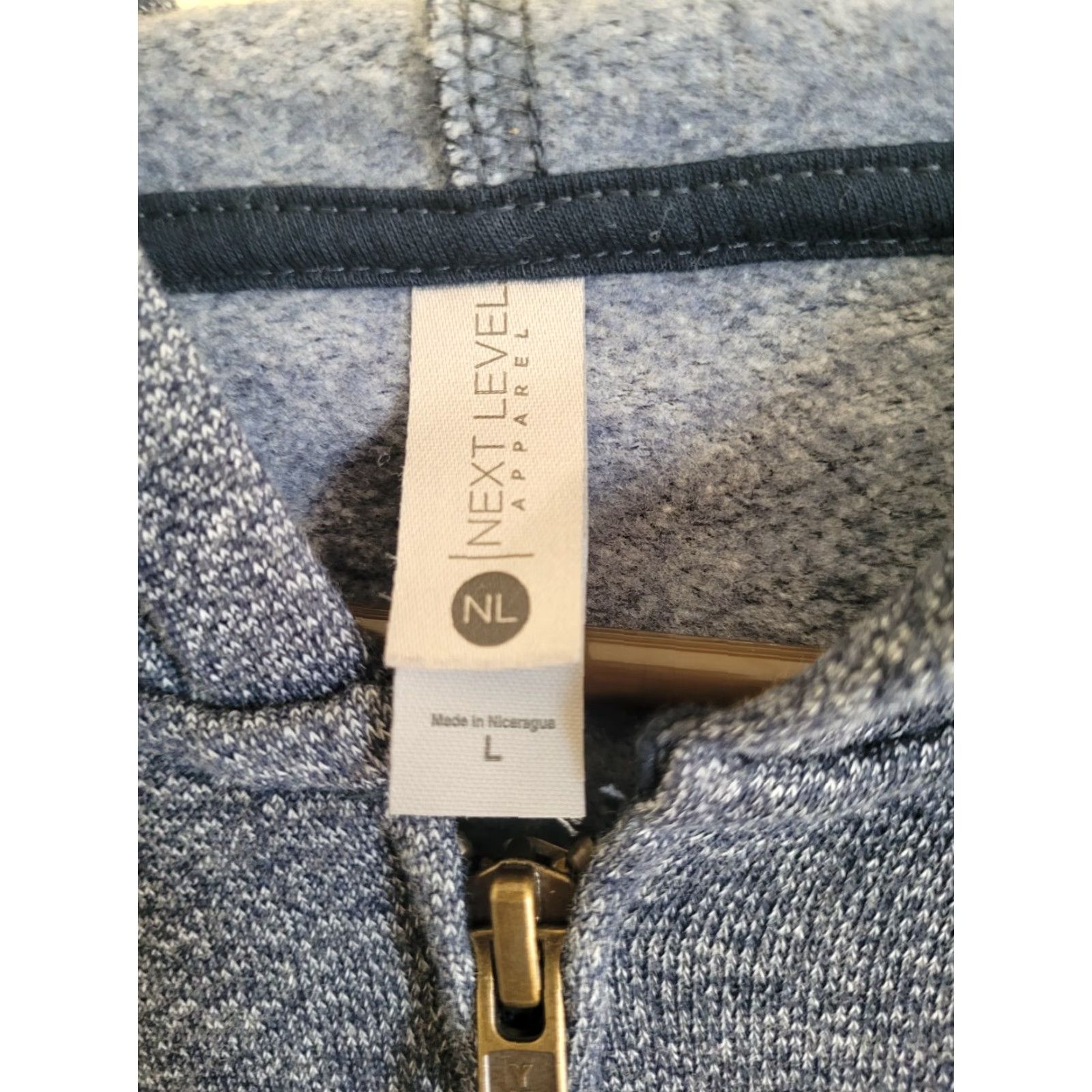 Next Level Austin Eastciders Logo Sewn Full Zip Hoodie Sweatshirt L Men Blue Cotton Blend 53% Cotton 47% Polyester Zip Up Size US L / EU 52-54 / 3 - 3 Thumbnail