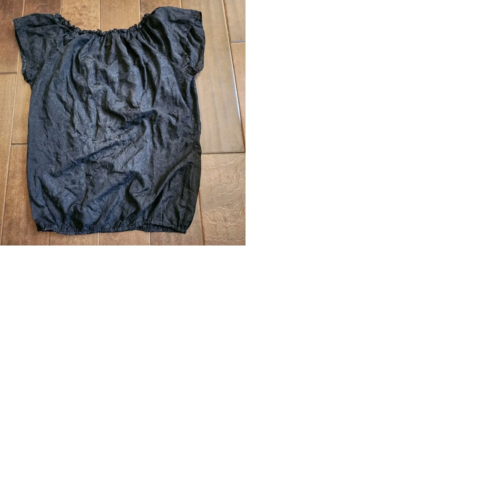 Vintage 6 Degrees Blouse L Black Women JUNIOR Floral Sleeveless Top Size Size L / US 10 / IT 46 - 9 Thumbnail
