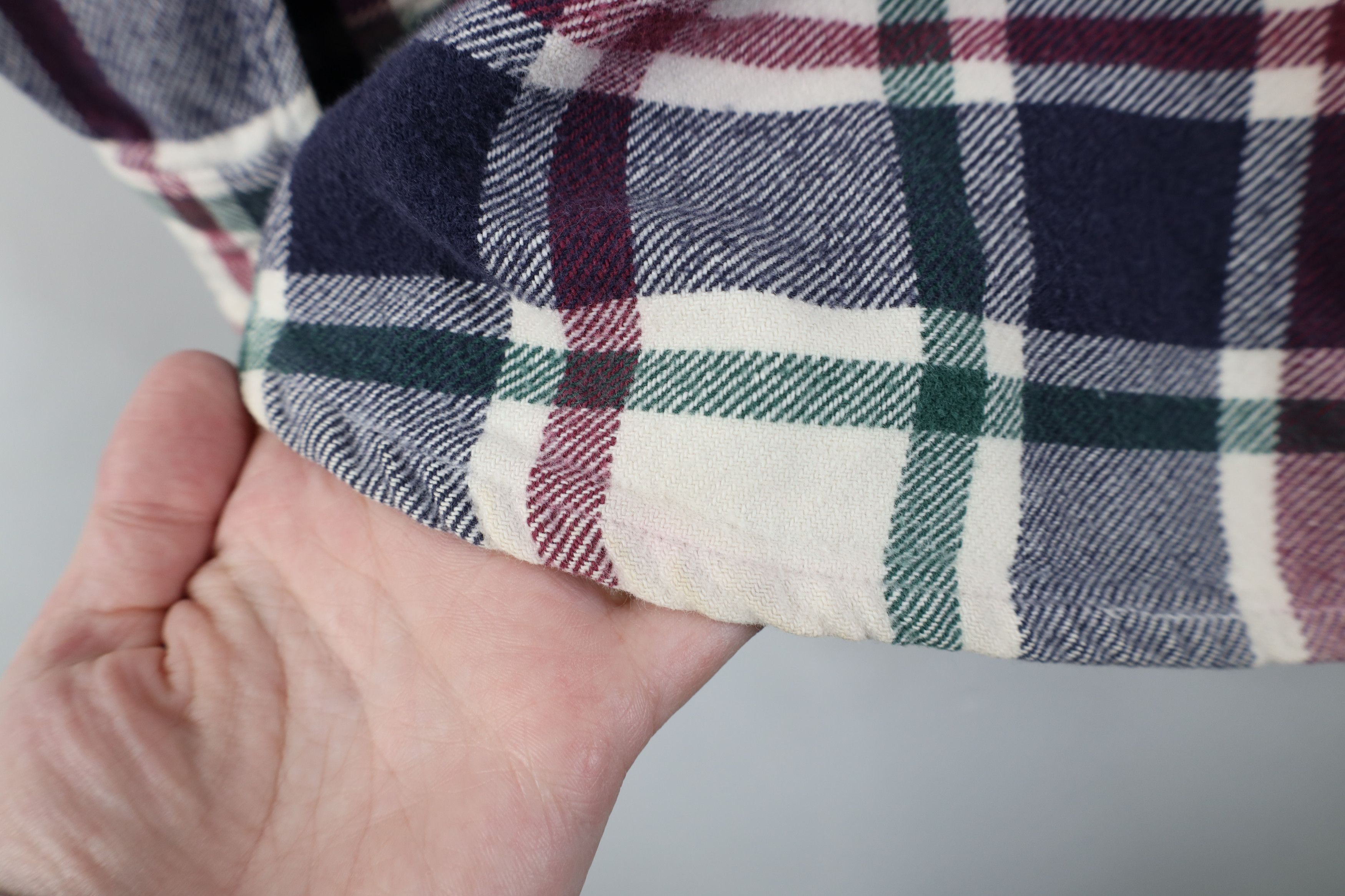 Vintage Vintage 90s Streetwear Flannel Collared Button Down Shirt Size US M / EU 48-50 / 2 - 4 Thumbnail