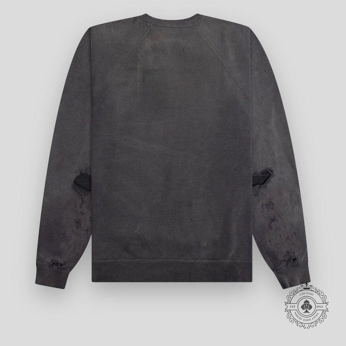 DENIM TEARS × Saint Michael SAINT MICHAEL X DENIM TEARS HELL CREW SWEATER Size US M / EU 48-50 / 2 - 2 Thumbnail