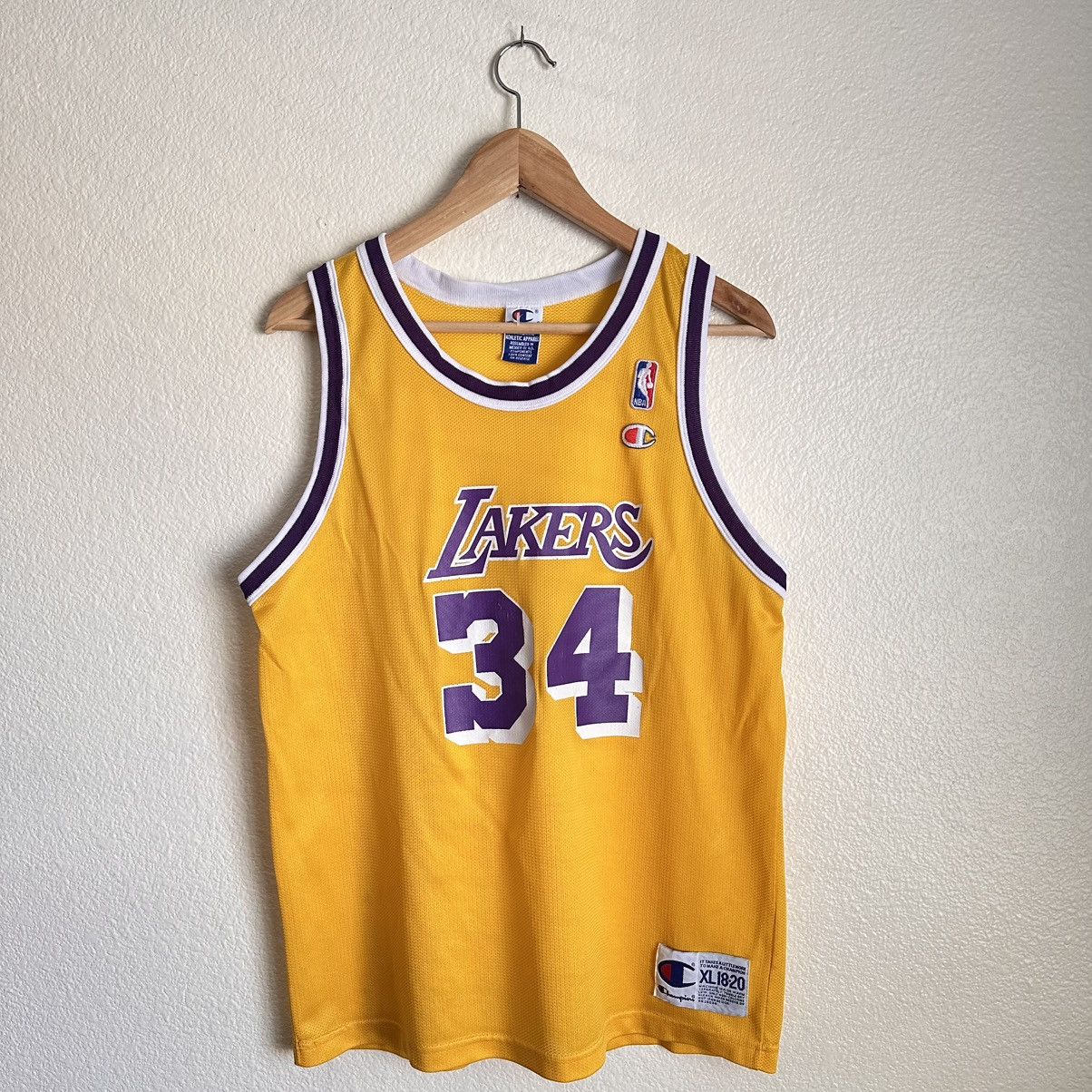 Champion Vintage Champion Shaquille Shaq Lakers Jersey YOUTH XL 18-20 Size US S / EU 44-46 / 1 - 1 Thumbnail