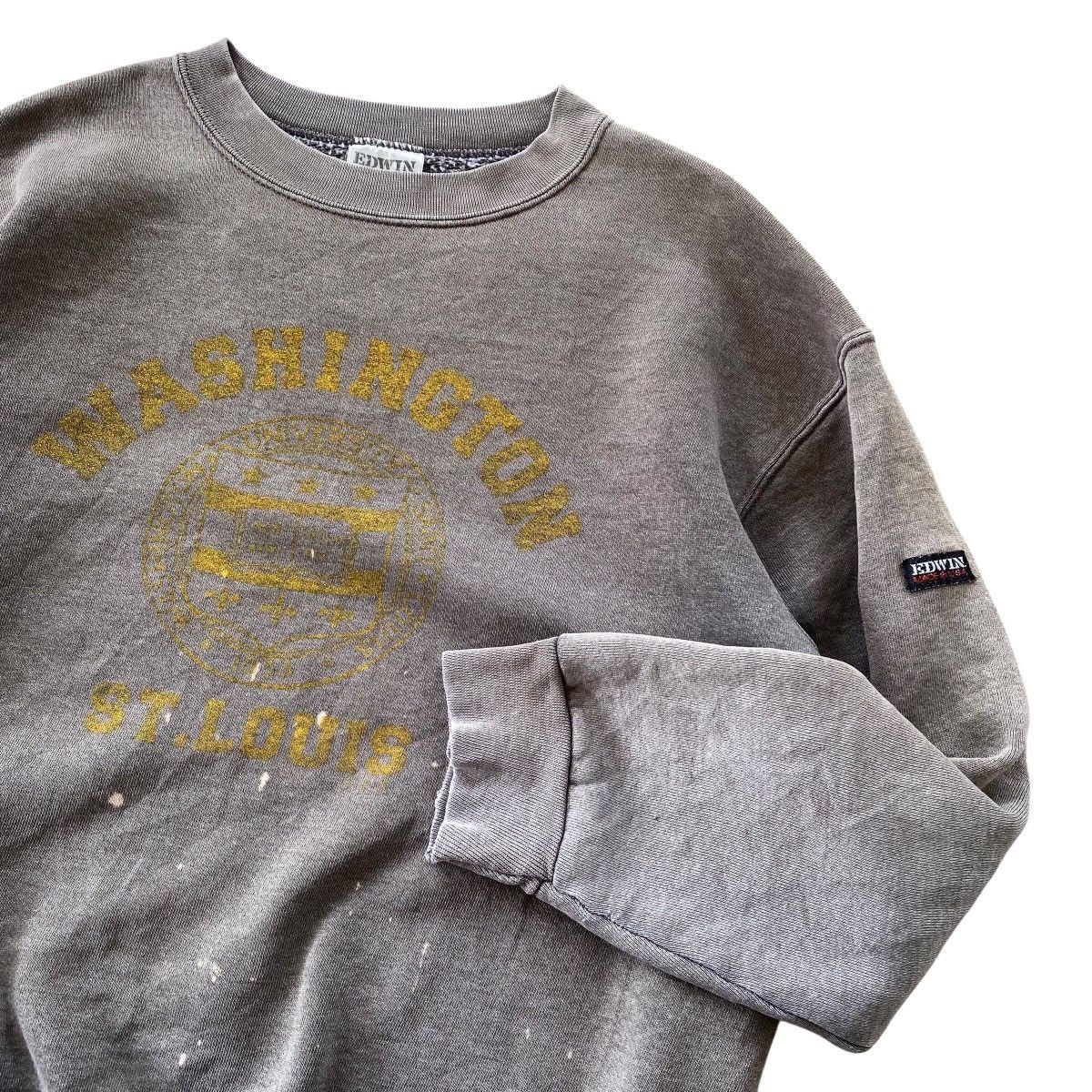 Edwin EDWIN Sunfaded Vintage Washington ST. Louis Sweatshirt Size US M / EU 48-50 / 2 - 3 Thumbnail