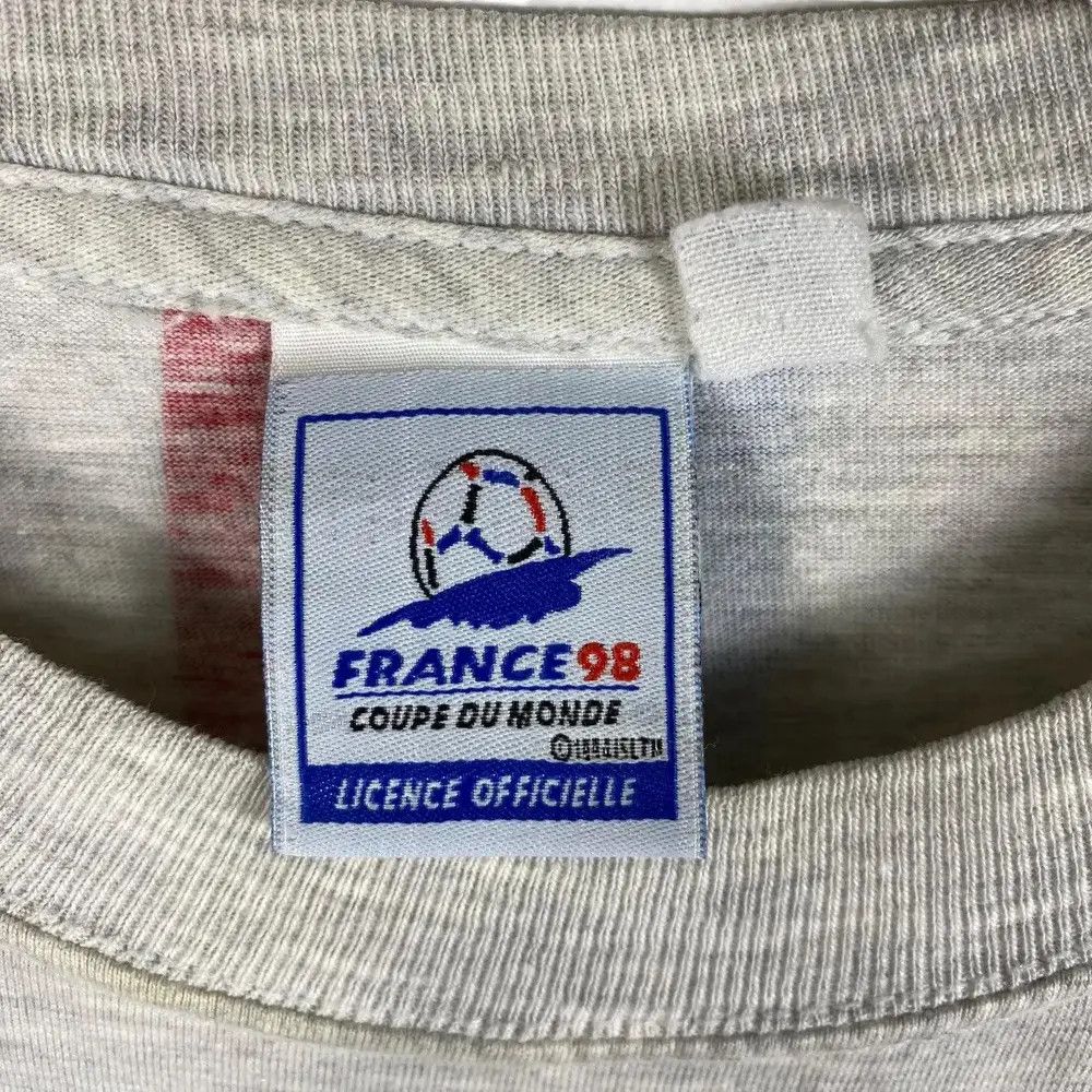 Vintage Vintage 90's FRANCE WORLD CUP Mascott Graphic Tee Shirt Size US L / EU 52-54 / 3 - 7 Thumbnail