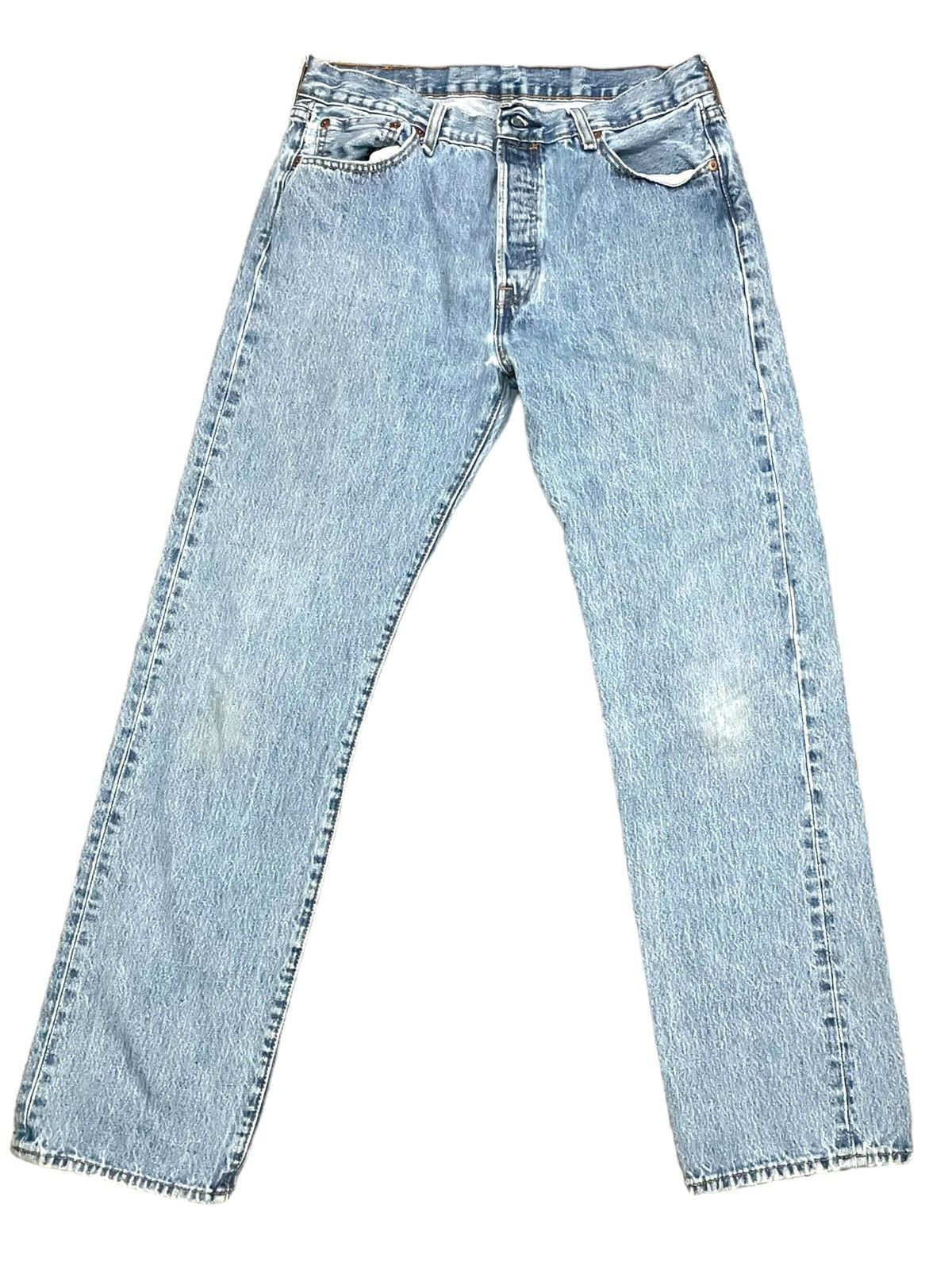 Designer × Levi's Levis 501xx 34x34 Button Fly Jeans Size US 34 / EU 50 - 2 Thumbnail