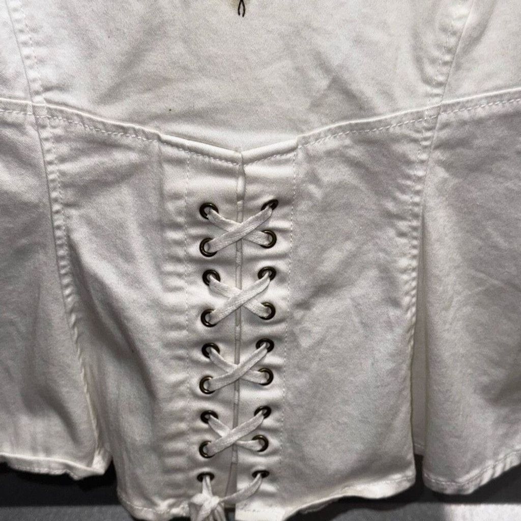Harley Davidson HARLEY DAVIDSON White Cotton Vest Women's Size Large Size L / US 10 / IT 46 - 9 Thumbnail