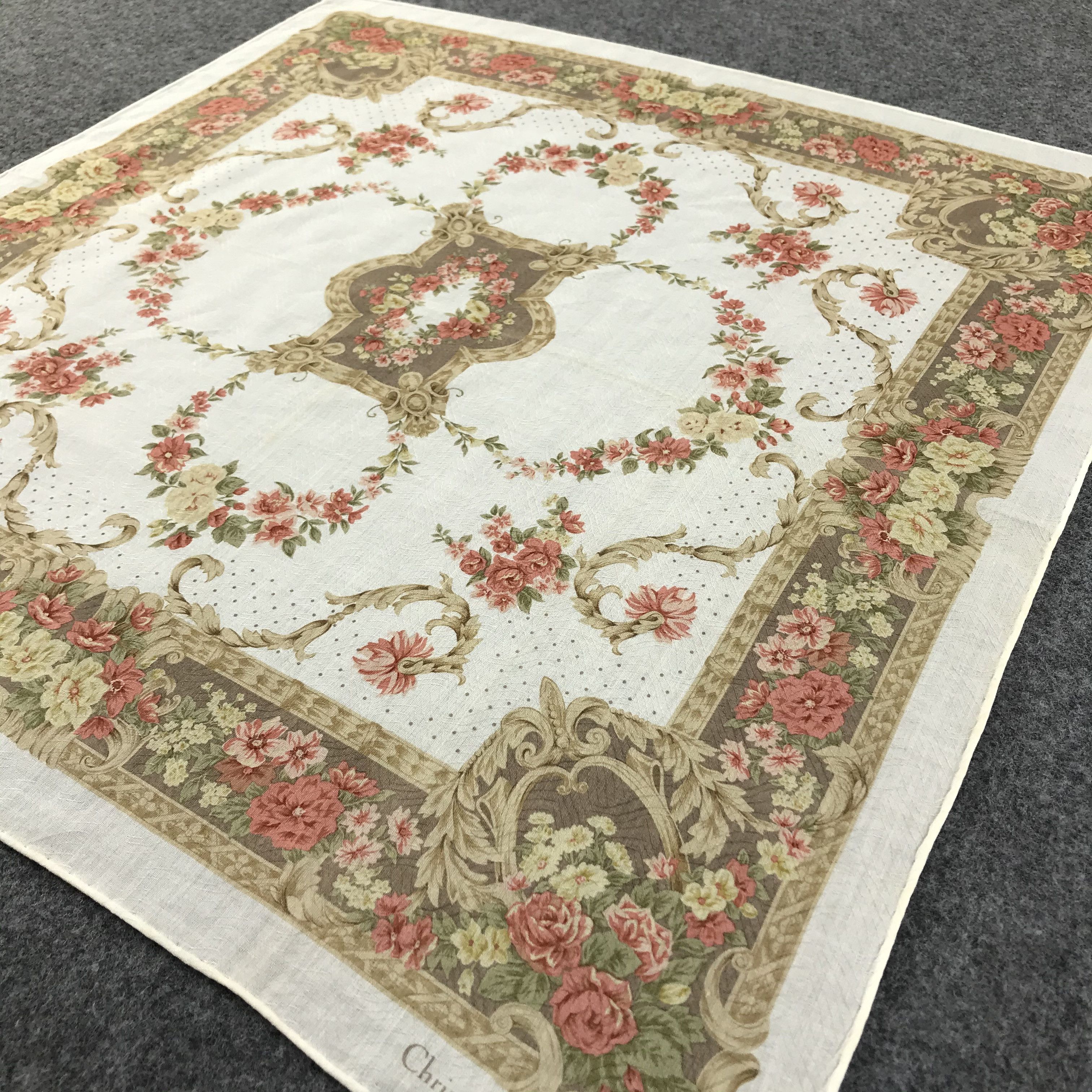 Christian Dior Monsieur Christian Dior Handkerchief Neckerchief Bandana H362 Size ONE SIZE - 5 Thumbnail
