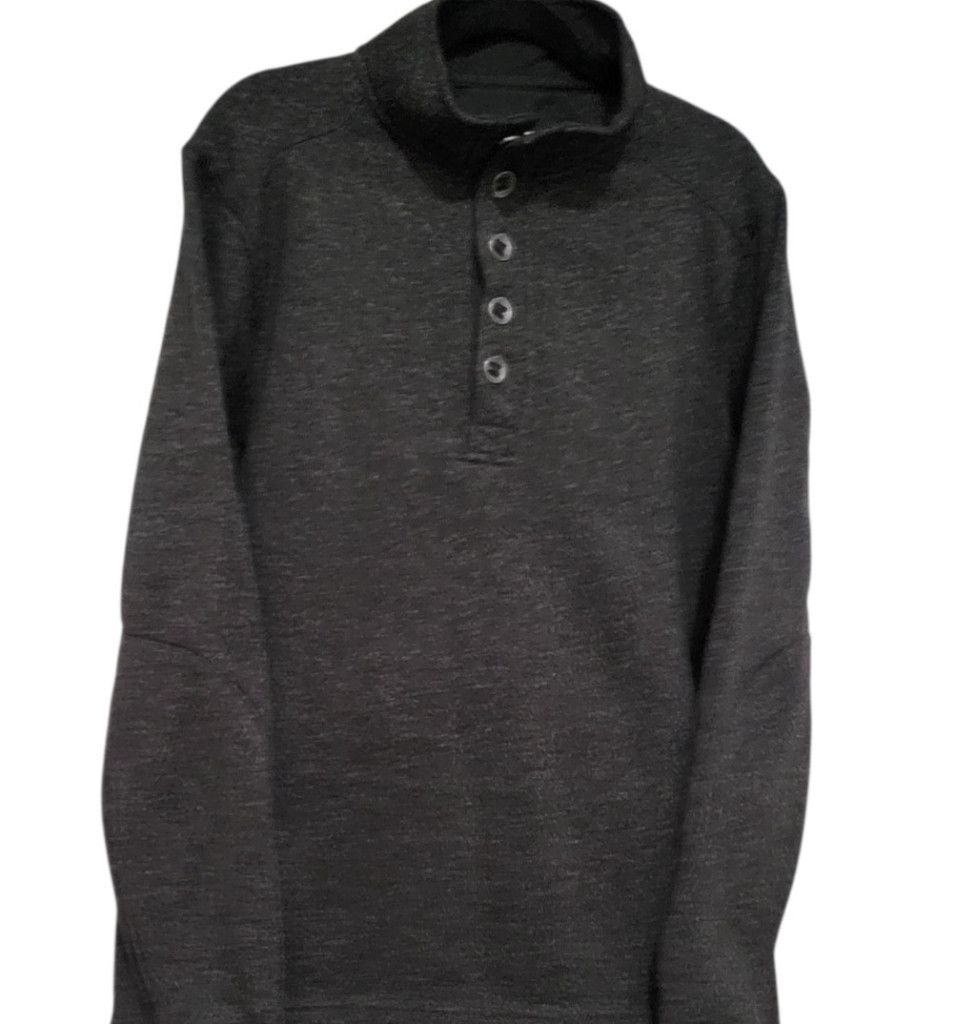 Redhead RedHead Men's Brown Sweater Henley Heathered Jacket Large Size US L / EU 52-54 / 3 - 3 Thumbnail