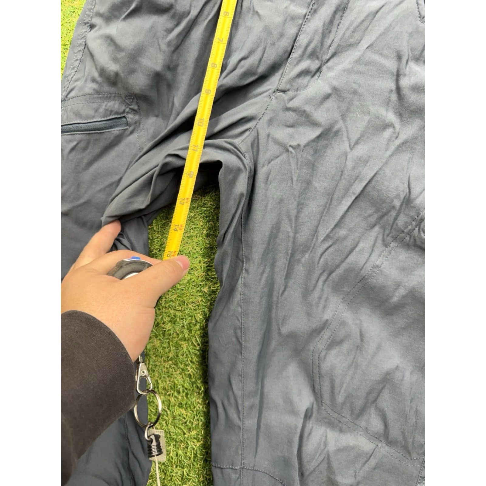 Eddie Bauer Eddie Bauer Travex Pants Mens 34x30 Grey Nylon Spandex Chino Hiking Outdoor Travel Windproof Breathable Quick Dry Pockets Straight Regular 2000s Boy? Size US 34 / EU 50 - 6 Thumbnail