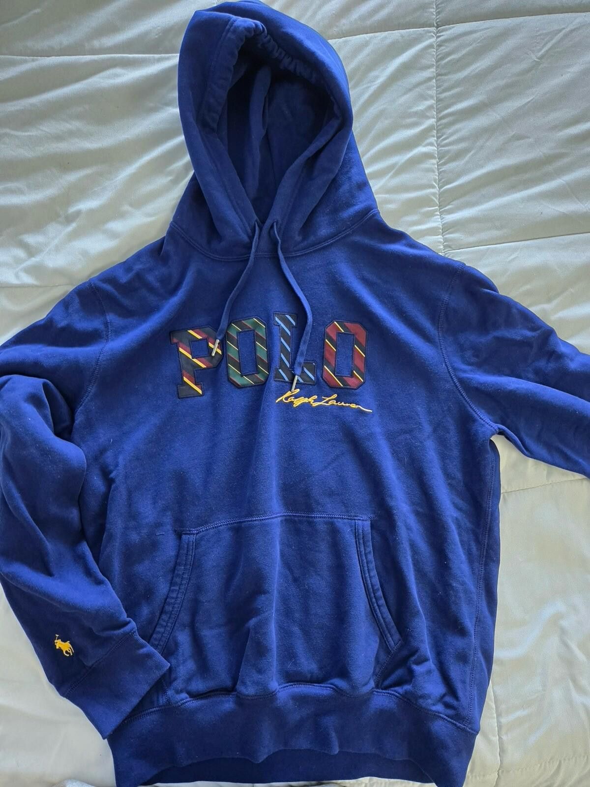 Polo Ralph Lauren Polo Ralph Lauren Boston Common Blue Hooded Sweatshirt Large Size US L / EU 52-54 / 3 - 1 Thumbnail
