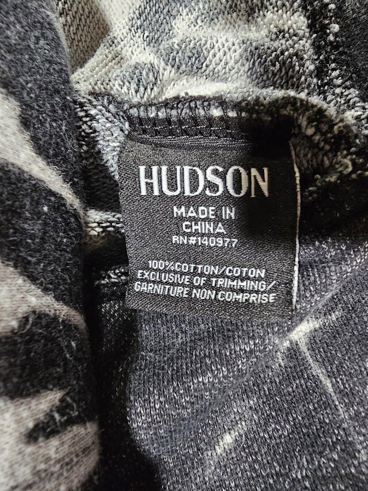 Designer Hudson Kids M Hoodie Black White Tie Dye Pullover Size US XXS / EU 40 - 9 Thumbnail