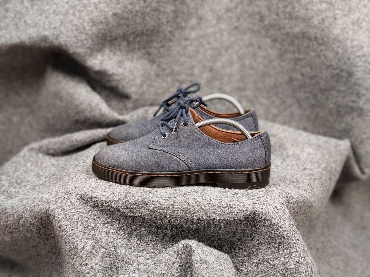 Dr. Martens Dr. Martens Delray Canvas Dark Classic Shoes Oxford Boots Size US 6.5 / EU 39-40 - 7 Thumbnail