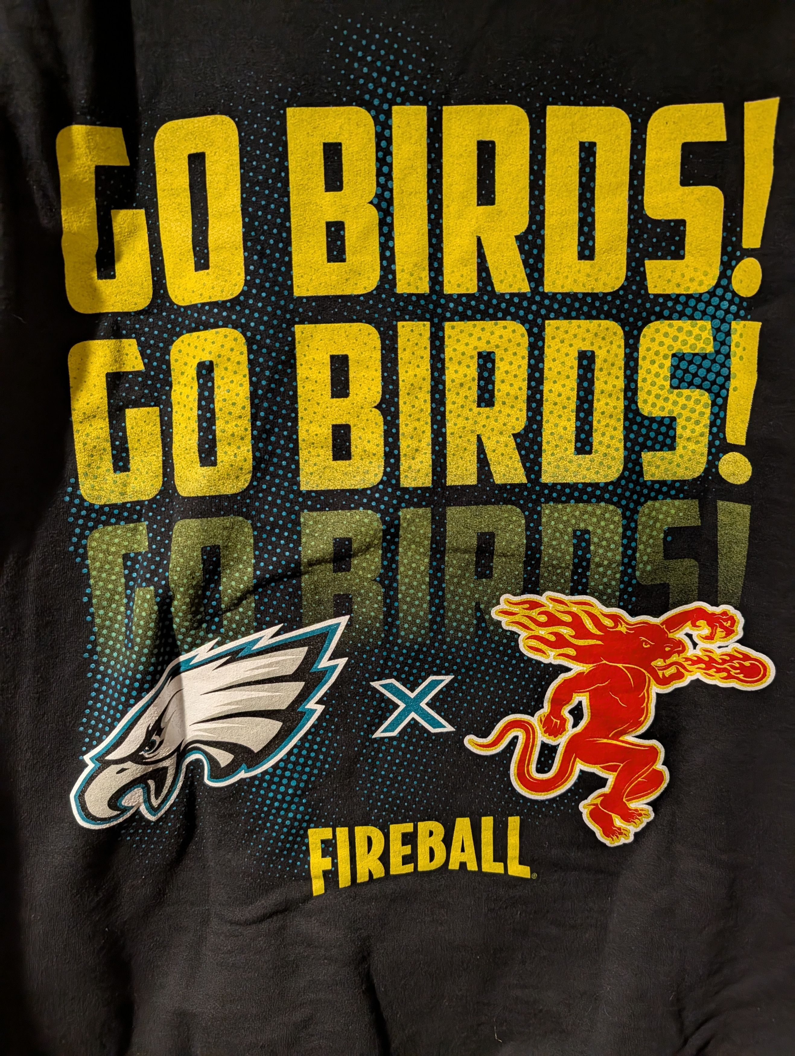 NFL Philadelphia Eagles Fireball Whiskey Go Birds Sweatshirt Size US L / EU 52-54 / 3 - 5 Thumbnail