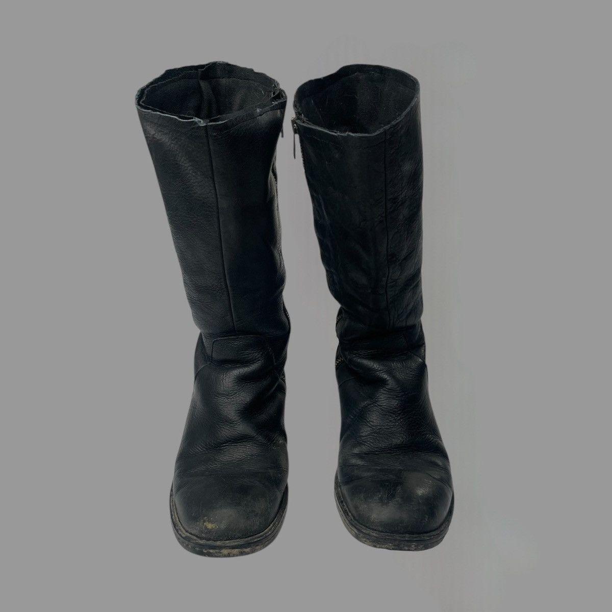 Vintage Vintage 90s leather side zip boots Size US 8 / EU 41 - 4 Thumbnail
