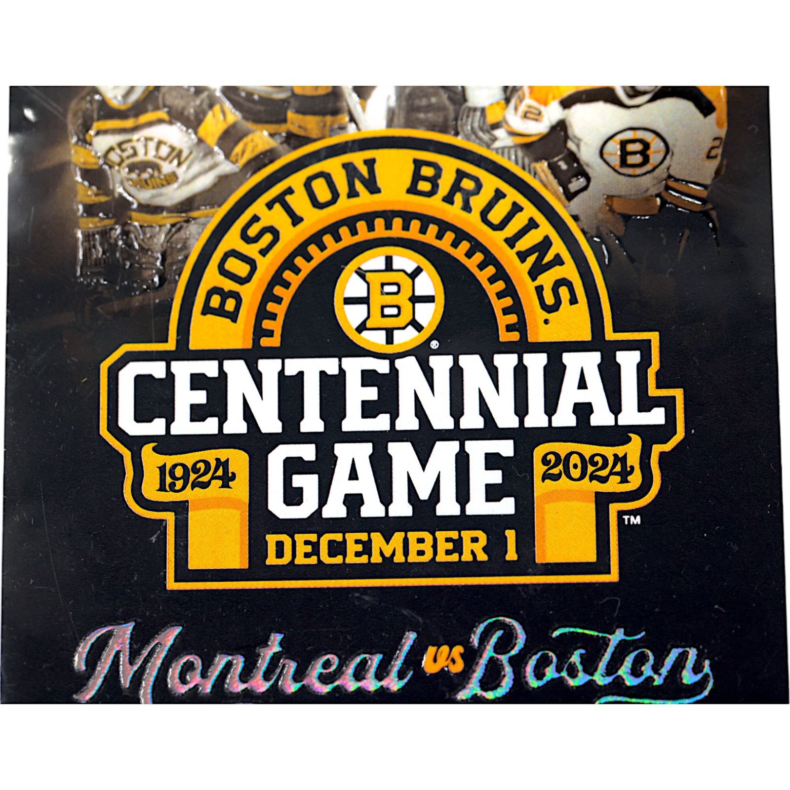 NHL Boston Bruins v Montreal Canadiens Centennial Commem. Ticket Size ONE SIZE - 6 Thumbnail