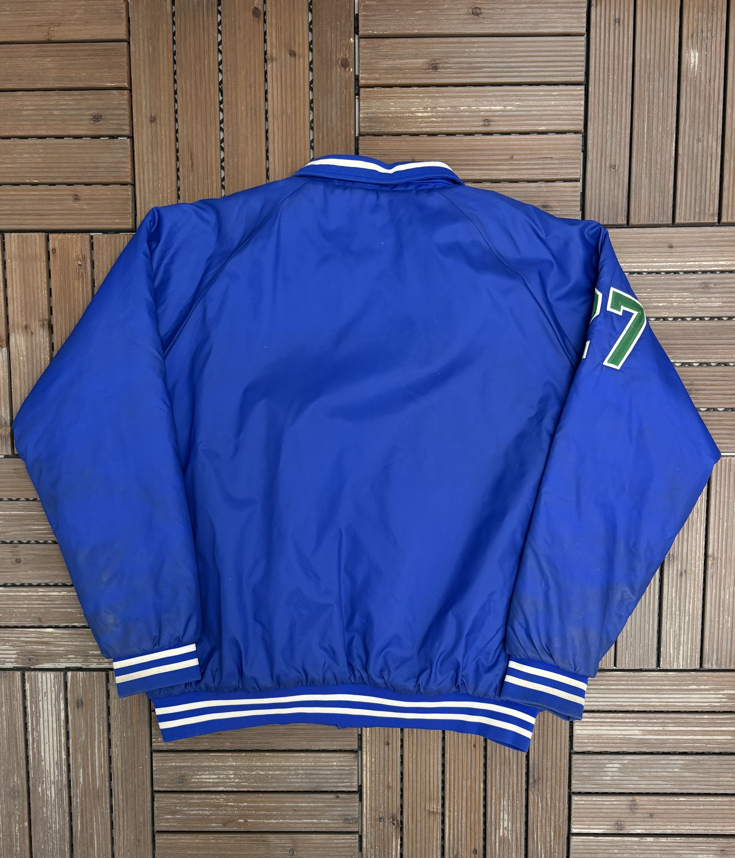 Vintage Discount Ducks Hockey Vintage Blue Varsity Jacket Size US XL / EU 56 / 4 - 4 Thumbnail