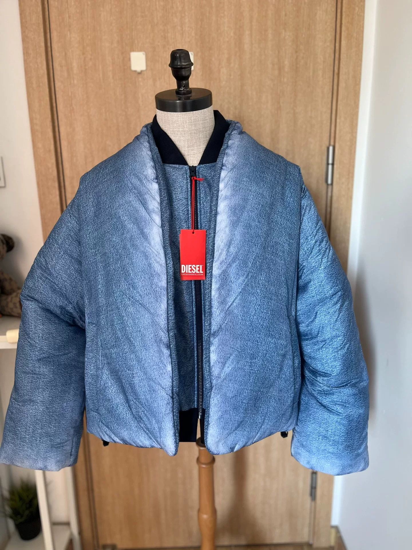 Diesel Diesel Digital Print Oversized Cotton Jacket Size US M / EU 48-50 / 2 - 1 Thumbnail