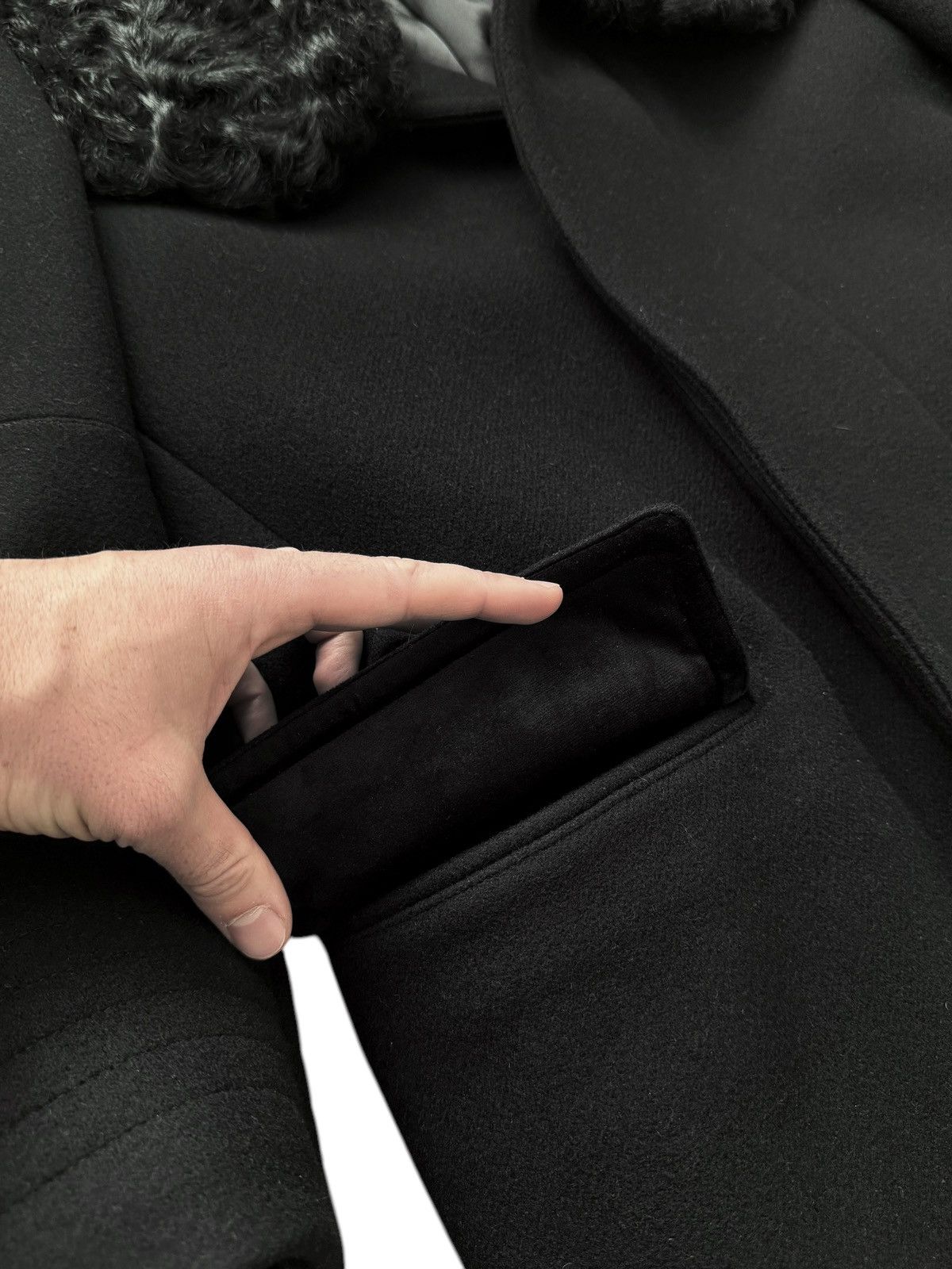 Tom Ford $6,000 Shearling Collar Wool Overcoat Size US S / EU 44-46 / 1 - 21 Thumbnail