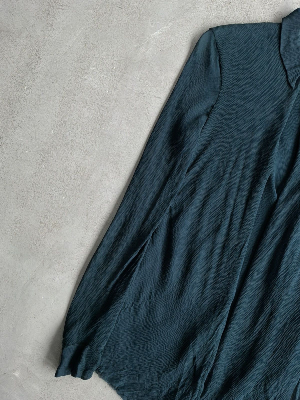 Hermes Hermes - Margiela Era - Double Layered Silk ButtonDress Size L / US 10 / IT 46 - 3 Thumbnail
