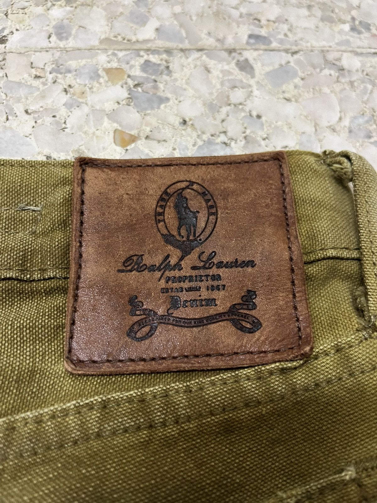 Polo Ralph Lauren Vintage distressed Ralph Lauren denim Size US 33 - 6 Thumbnail