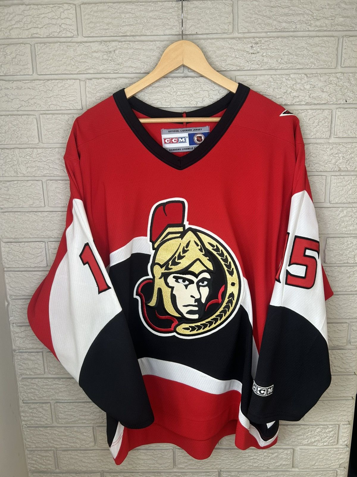 Ccm Vintage CCM Ottawa Senators Dany Heatley NHL Jersey Size US L / EU 52-54 / 3 - 2 Thumbnail