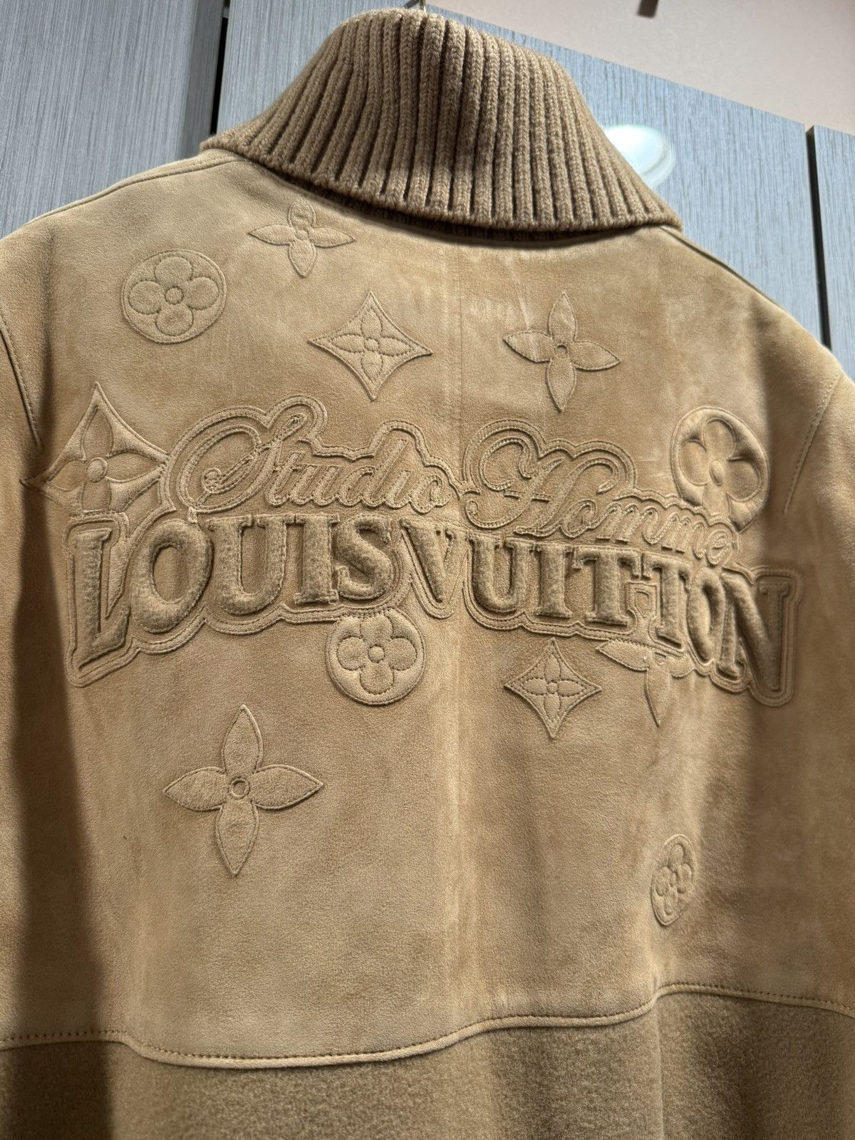 Louis Vuitton Louis Vuitton Camel Suede Monogram Western Jacket Size US M / EU 48-50 / 2 - 3 Thumbnail