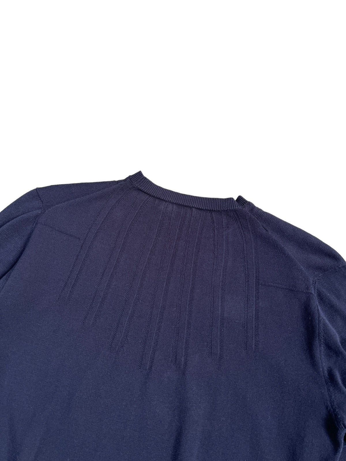 Dior × Hedi Slimane Dior Navy Blue Knitwear Sweater Size US M / EU 48-50 / 2 - 7 Thumbnail