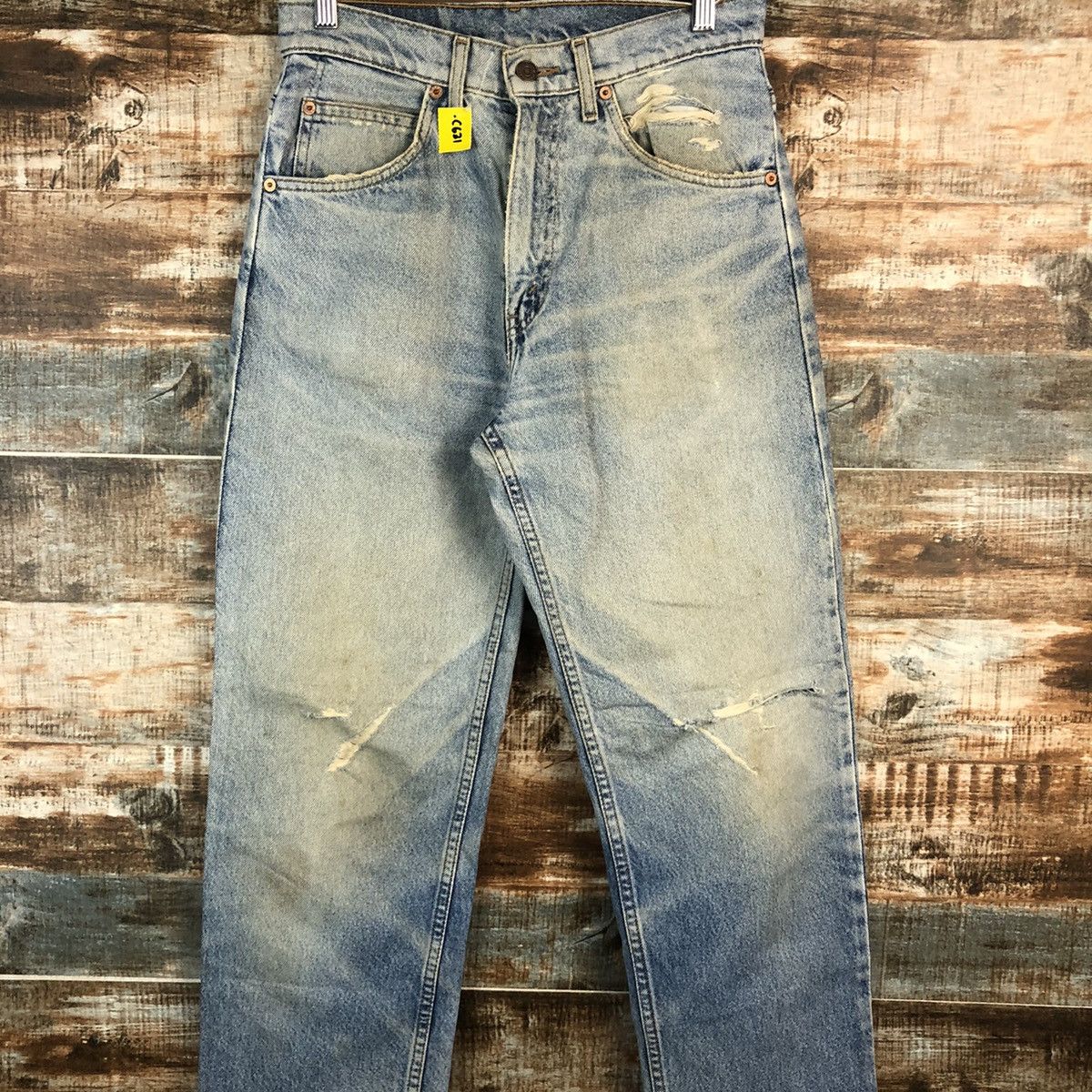 Levi's DL Levis 610 orange tag Distressed Denim Pants #C631 Size US 30 / EU 46 - 5 Thumbnail