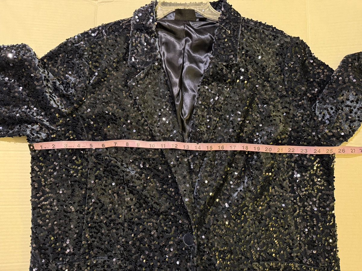 Joan Rivers Joan Rivers Red Carpet Vtg Plus Navy Sequin Single Blazer Size XXL / US 16-18 / IT 52-54 - 10 Thumbnail