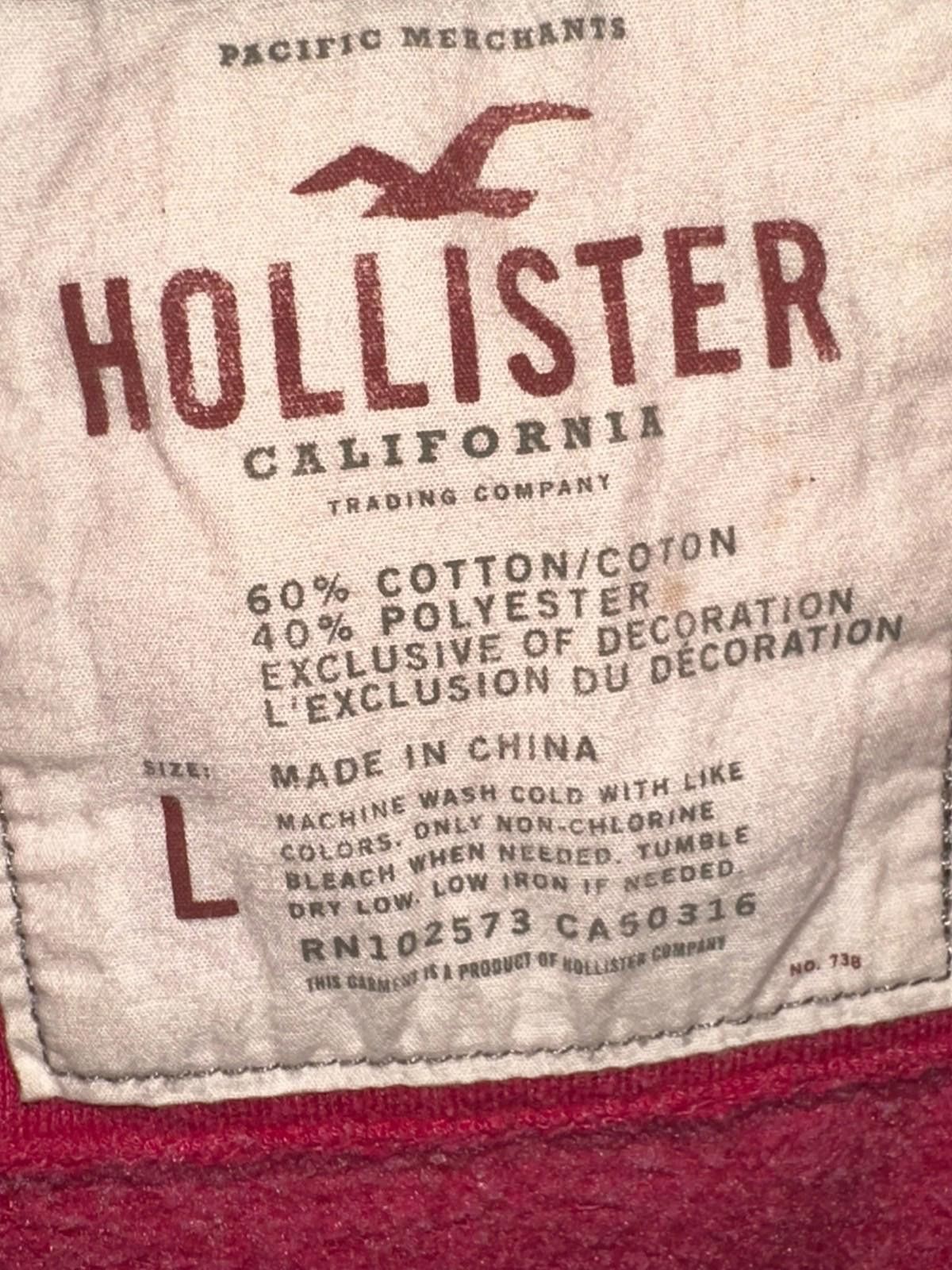 Hollister Women’s L Hollister Hoodie – Chenille Logo, Beach Vibes Size L / US 10 / IT 46 - 5 Thumbnail