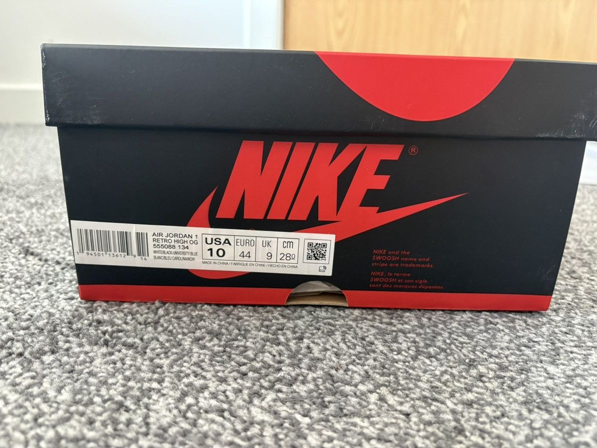 Jordan Brand × Nike Jordan 1 High Retro OG ‘University Blue’ Size US 10 / EU 43 - 7 Thumbnail