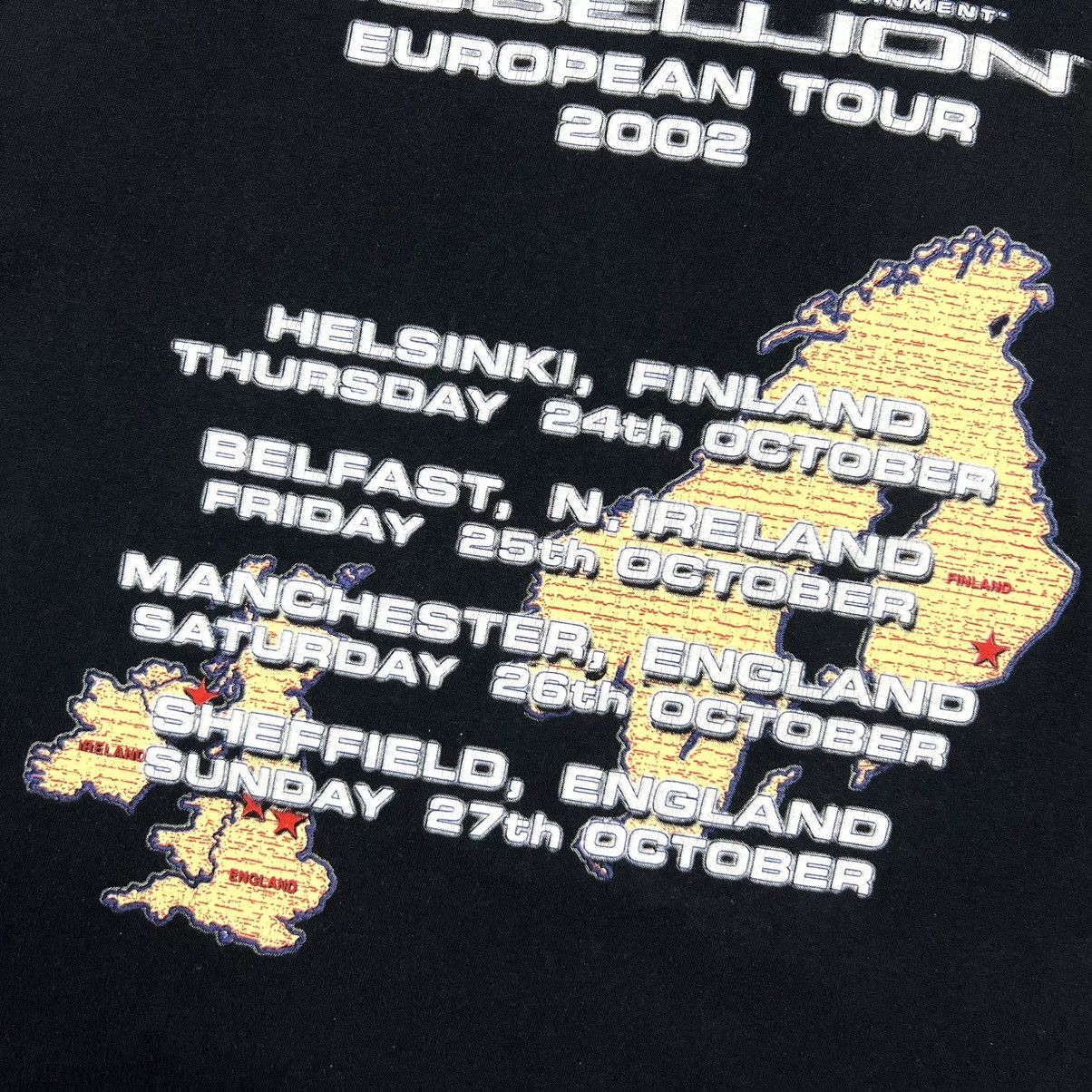 Vintage × WWE × WWF Vintage WWE Brock Lesnar European Tour 2002 WWE T Shirt M/L Size US M / EU 48-50 / 2 - 15 Thumbnail