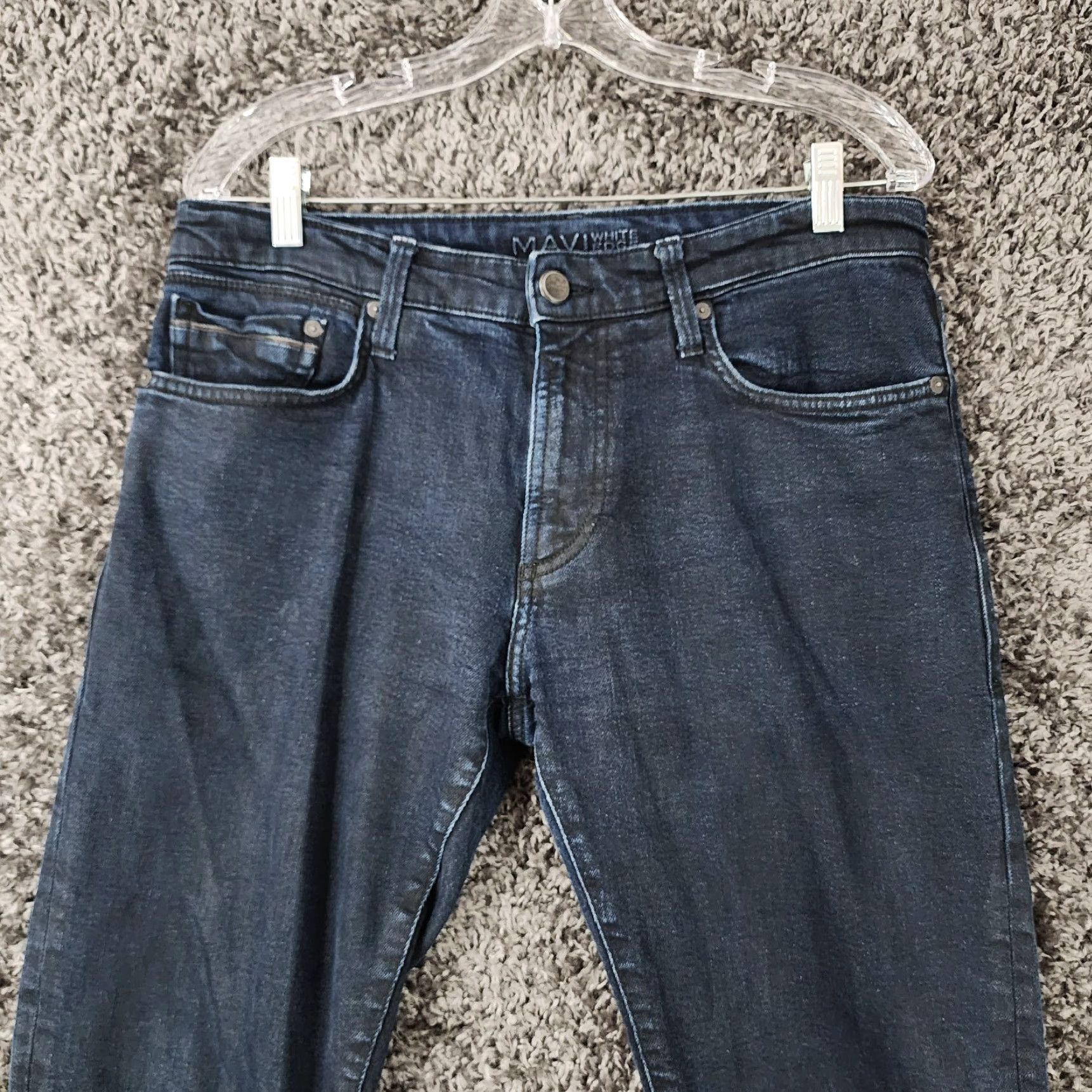 Mavi MAVI Dark Wash Straight Leg Jeans Size 33x32 Mens Blue Size US 33 - 2 Thumbnail