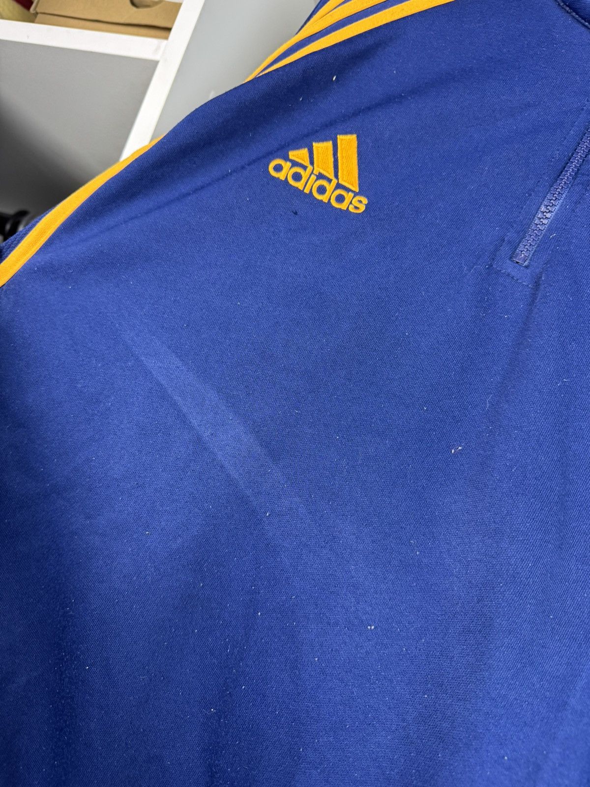 Adidas Adidas Ajax Amsterdam 2000 2001 Training 1/4 Zip Sweatshirt Size US XL / EU 56 / 4 - 9 Thumbnail