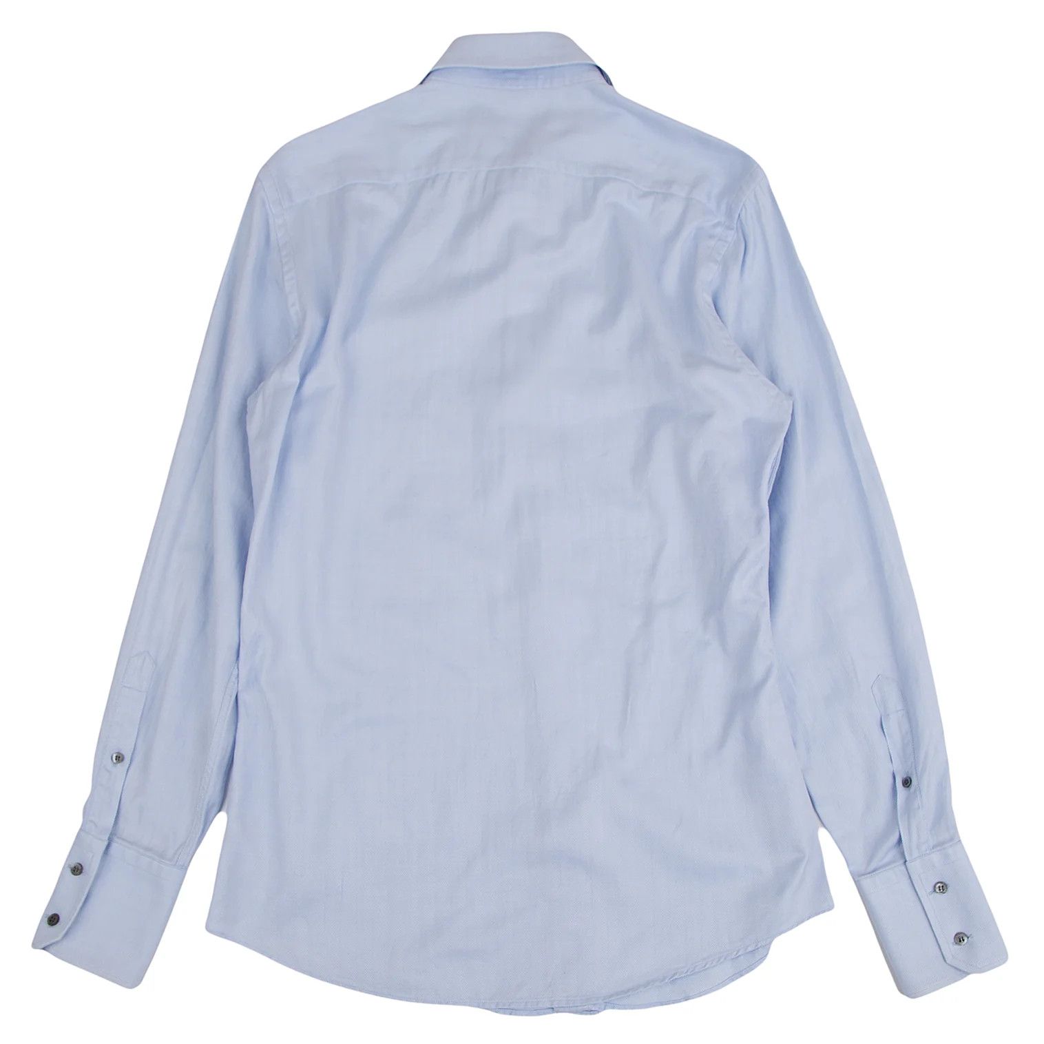 Gucci Cotton Herringbone Shirt in Light Blue Size S Size US S / EU 44-46 / 1 - 11 Thumbnail