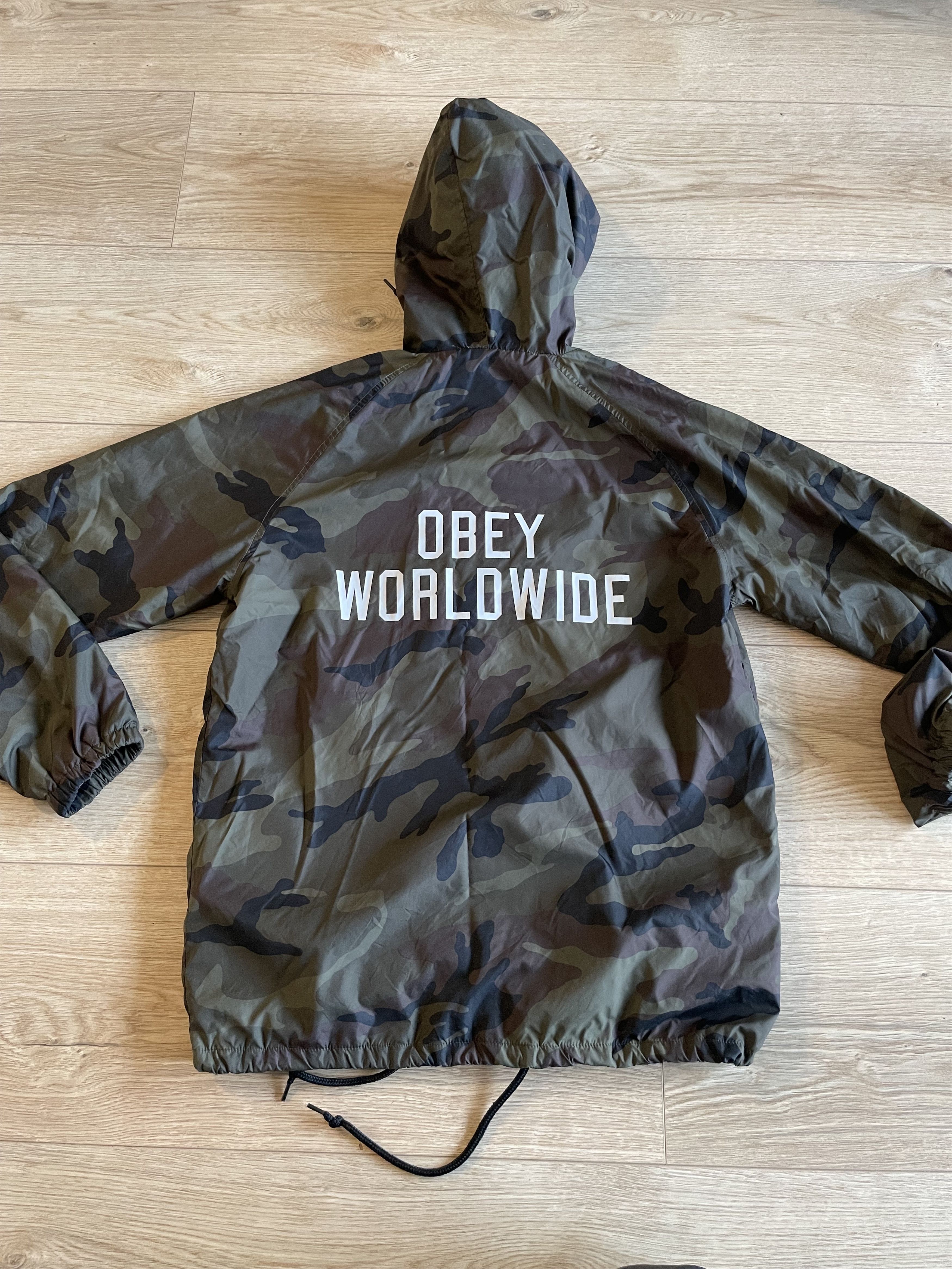Obey Obey Hooded Camo Windbreaker Size US S / EU 44-46 / 1 - 2 Thumbnail