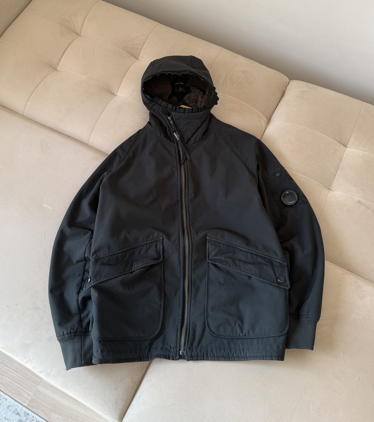C.P. Company C.P. Company Soft Shell Fleece-Lined Lens Jacket Size US M / EU 48-50 / 2 - 1 Thumbnail