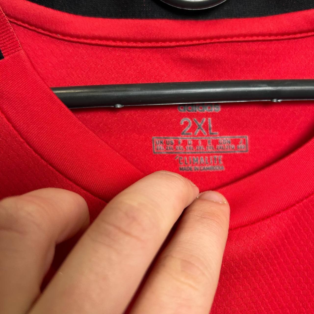 Adidas Mens Adidas Manchester United Chevrolet 2019 soccer jersey Size US XXL / EU 58 / 5 - 7 Thumbnail