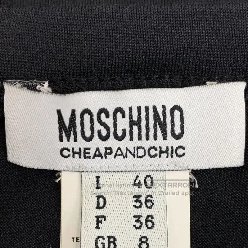 Moschino Moschino Black Silk Dress with Embellishment . Size M / US 6-8 / IT 42-44 - 5 Thumbnail