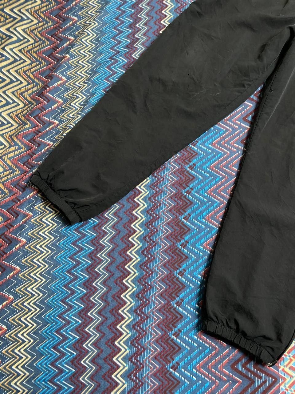 Nike × Vintage Vintage Nike Small Logo Nylon Drill Black Track Pants Size US 34 / EU 50 - 9 Thumbnail