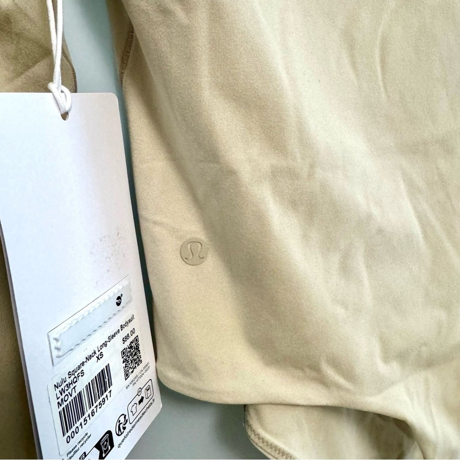 Lululemon NEW! WUNDERMOST Square-Neck Bodysuit LULULEMON, Size XS Size XS / US 0-2 / IT 36-38 - 13 Thumbnail
