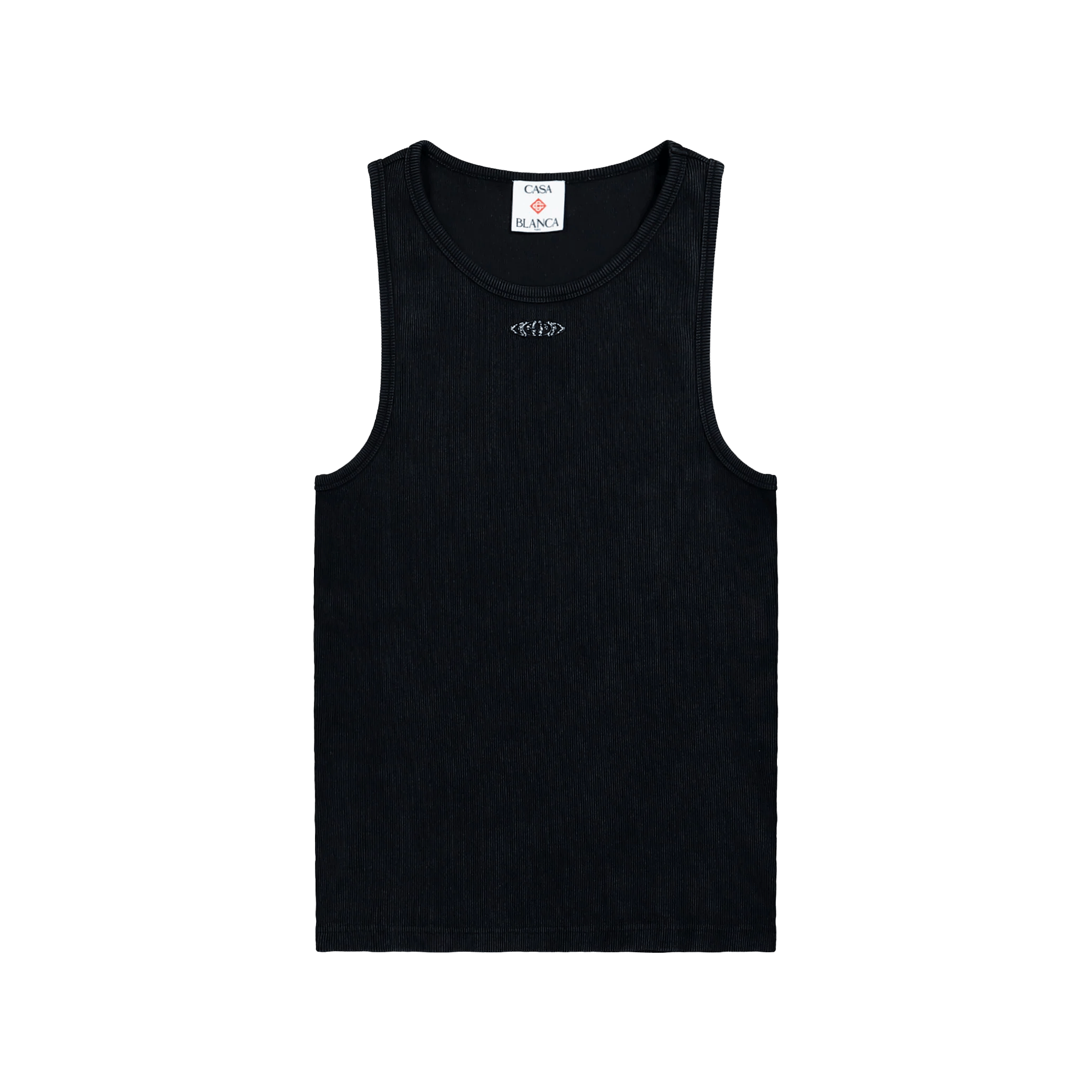 Casablanca Ribbed Tank Top Black Size US L / EU 52-54 / 3 - 1 Thumbnail