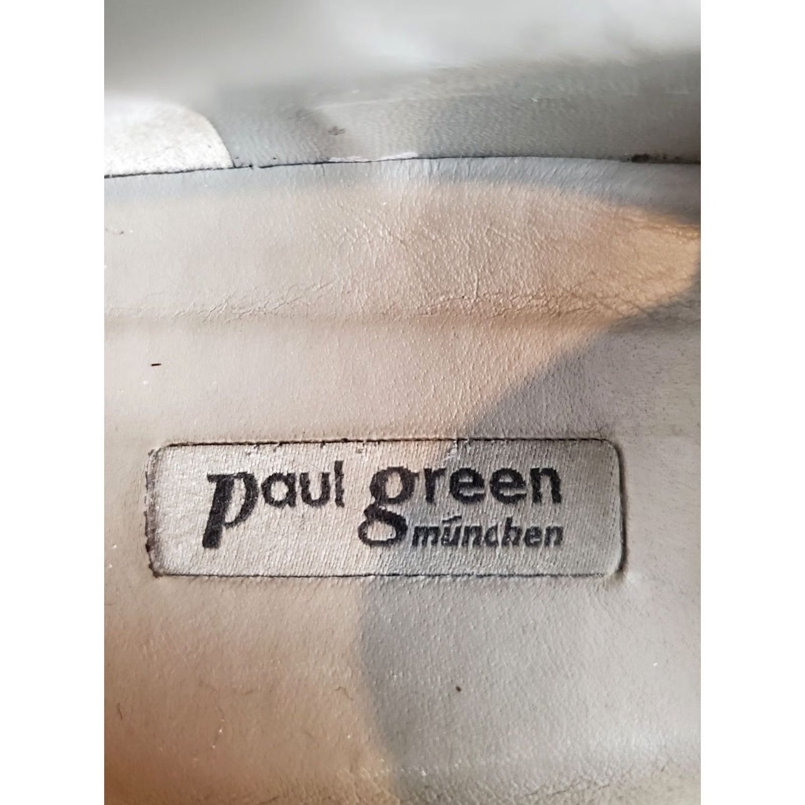 Vintage Paul Green Navy Patent Leather Slip On Loafers Womens Size US 9.5 Gray Sole Size US 8 / IT 38 - 7 Thumbnail
