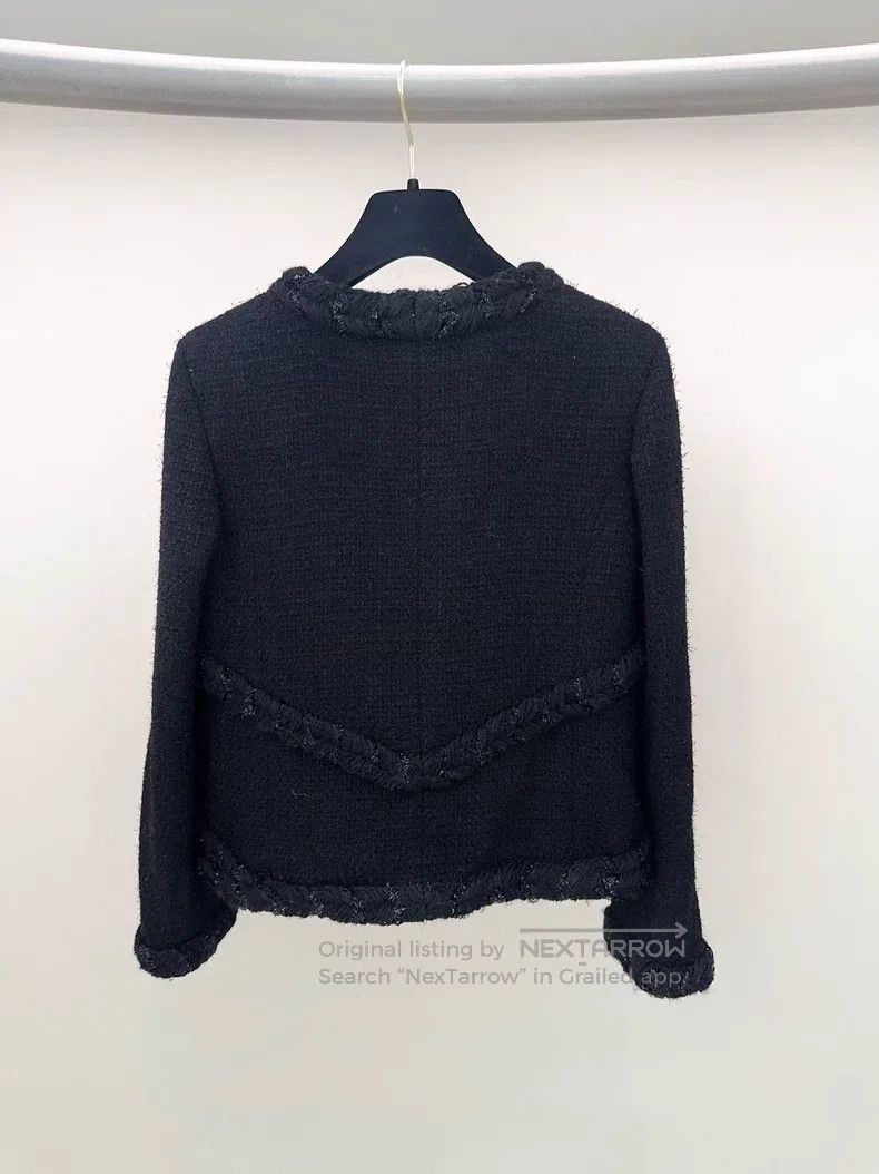 Chanel Chanel Black gold thread jacket Size XS / US 0-2 / IT 36-38 - 2 Thumbnail